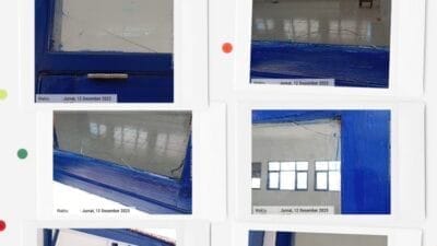 Dana DAU Rp77 Juta Menguap Begitu Saja, Proyek Rehabilitasi Ruang Kelas SDN Apaan 2 Berantakan!