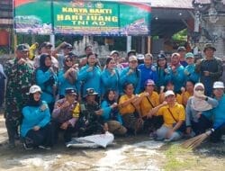 Peringati Hari Juang TNI AD, Koramil14 Gelar Karya Bakti Pembersihan Tempat Ibadah