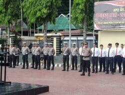 Apel Gelar Pasukan Operasi Lilin 2025TNI Polri Enrekang Siap Amankan Natal dan Tahun Baru