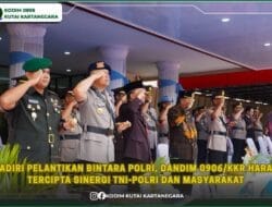 Hadiri Pelantikan Bintara Polri, Dandim 0906/Kkr Harap Tercipta Sinergi TNI-Polri dan Masyarakat