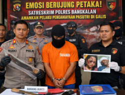 Emosi Berujung Petaka, Satreskrim Polres Bangkalan Amankan Pelaku Penganiayaan Pasutri di Galis