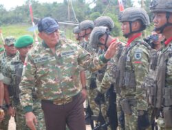 Menteri Pertahanan RI Kunjungi Brigif TP 85/BTC di Kutai Barat