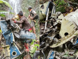 Warga Temukan Puing ATR 42-500 di Air Terjun Bulu Saraung, Maros