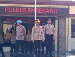 Apel Pagi Pekan Pertama 2026 : Wakapolres Enrekang Kompol Ali Maksum, Gaungkan Commander Wish “SETIA” Kapolres