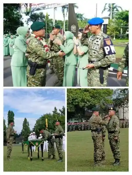Serah Terima Jabatan Panglima Divisi Infanteri 2/Kostrad Berjalan Hikmad & penuh makna