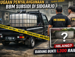 Dugaan Penyalahgunaan BBM Subsidi di Sidoarjo, Barang Bukti L300 Disebut Raib