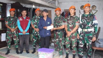 Warga RT 004 RW 003 Kelurahan Sudiang Ucapkan Terima Kasih kepada TNI Angkatan Udara (Komando Pasukan Gerak Cepat