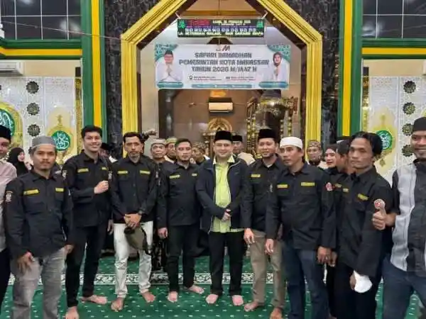 Karang Taruna Tunas Karya Sudiang Hadiri Safari Ramadhan Pemkot Makassar di Masjid Babussalam
