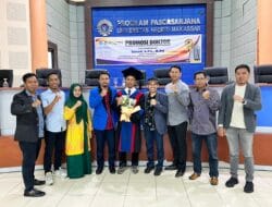 Ismail, Wakil Rektor I UNIMEN Raih Gelar Doktor di PPS UNM