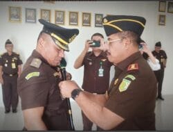 Kepala Kajari Kotamobagu Saptono SH,Resmi Lantik Ikram SH sebagai Kasi Pidsus Kejari Kotamobagu, Perkuat Komitmen Berantas Korupsi