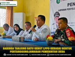 Babinsa Tanjung Batu Sebut LPPD Sebagai Bentuk Pertanggungjawaban Pemerintah Desa