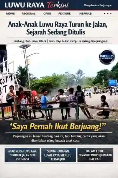 Anak-Anak Luwu Raya Turun ke Jalan, Sejarah Sedang Ditulis