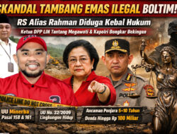 Skandal Tambang Emas Ilegal Boltim! RS Alias Rahman Diduga Kebal Hukum — Ketua DPP LIN R.I. Wiratmoko Desak Megawati dan Kapolri Bongkar Bekingan
