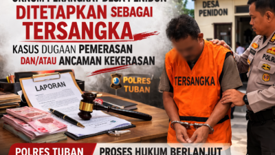 Oknum Perangkat Desa Penidon Jadi Tersangka Kasus Dugaan Pemerasan, Kuasa Hukum Apresiasi Kinerja Polres Tuban