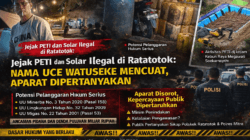 Jejak PETI dan Solar Ilegal di Ratatotok: Nama Uce Watuseke Mencuat, Aparat Dipertanyakan