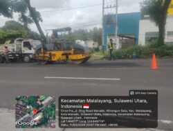 Gerak Cepat BPJN Sulut! Kasatker Ir. Ringgo Radetya Turun Langsung Perbaiki Jalan Berlubang di Ring Road Citraland Manado.