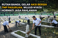 RUTAN BANGIL GELAR AKSI BERSIH TMP PASURUAN, WUJUD NYATA HORMATI JASA PAHLAWAN