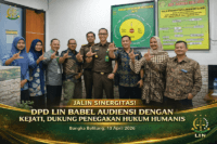 JALIN SINERGITAS! DPD LIN BABEL AUDIENSI DENGAN KEJATI, DUKUNG PENEGAKAN HUKUM HUMANIS