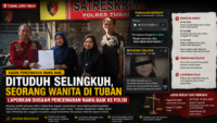 DITUDUH SELINGKUH, SEORANG WANITA DI TUBAN LAPORKAN DUGAAN PENCEMARAN NAMA BAIK KE POLISI