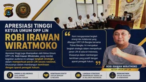Tingkatkan Sinergitas, Kapolres Bangka Terima Audiensi DPC LIN Bangka