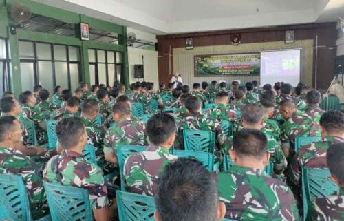 Babinsa Kodim Bojonegoro ikuti Penyuluhan Kesehatan Tentang Bahaya Penyalahgunaan Narkoba
