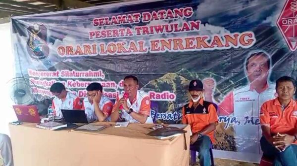 Pererat Silaturahmi, ORARI Lokal Enrekang Gelar Kegiatan Triwulan di Maiwa