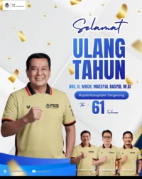 H. Danil Ramdhani Ucapkan Selamat HUT ke-61 untuk Bupati Tangerang Maesyal Rasyid