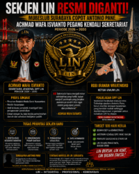 SEKJEN LIN DIGANTI! MUBESLUB SURABAYA COPOT ANTONIO PANE, ACHMAD WAFA ISVIANTO RESMI PEGANG KENDALI SEKRETARIAT