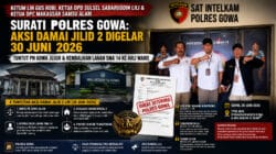 Ketum LIN Gus Robi, Ketua DPD Sulsel Sabaruddin Lili, dan Ketua DPC Makassar Samsu Alam Surati Polres Gowa: Aksi Damai Jilid II Digelar 30 Juni 2026