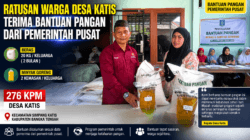 Ratusan Warga Desa Katis Terima Bantuan Pangan, LIN Babel Dorong Transparansi Penyaluran Hingga Tepat Sasaran