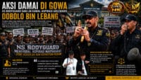 Aksi Damai di Gowa, HS Bodyguard dan LIN Kawal Aspirasi Ahli Waris Dobolo Bin Lebang