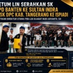 Ketum LIN Serahkan SK DPD Banten ke Sultan Indra dan SK DPC Kabupaten Tangerang ke ISPIADI, Budi Aryanto SH Pimpin PBH-LIN