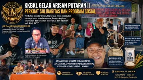 KKBKL GELAR ARISAN PUTARAN II DI BULUKUMBA, PERKUAT SOLIDARITAS DAN PROGRAM SOSIAL