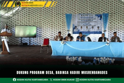 Dukung Program Desa, Babinsa Hadiri Musrenbangdes