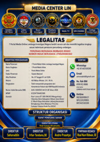 Legalitas Media Center Lembaga Investigasi Negara