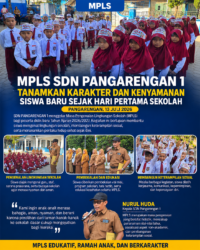 MPLS SDN Pangarengan 1 Tanamkan Karakter dan Kenyamanan Siswa Baru Sejak Hari Pertama Sekolah