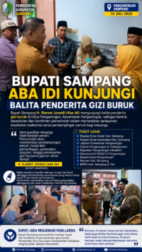 Bupati Sampang Aba Idi Kunjungi Balita Penderita Gizi Buruk dan Salurkan Bantuan untuk Lansia di Pangarengan