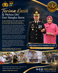 AKBP Pradana Aditya Nugraha Pamit dari Bangka Barat, Sampaikan Terima Kasih dan Permohonan Maaf kepada Insan Pers dan Mitra Kerja
