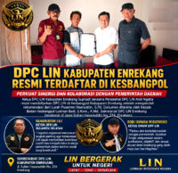 DPC Lembaga Investigasi Negara (LIN) Kabupaten Enrekang Resmi Terdaftar di Kesbangpol, Perkuat Sinergi dengan Pemerintah Daerah
