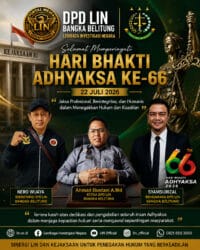 LIN Bangka Belitung Ucapkan Selamat Hari Bhakti Adhyaksa Ke-66, Tegaskan Komitmen Perkuat Sinergi Penegakan Hukum