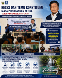 Reses di Bantimurung, DPRD Sulsel Serap Aspirasi Warga untuk Tingkatkan Pelayanan dan Pariwisata
