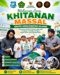 Sunatan Massal Gratis Sekecamatan Kajang Sukses Digelar, BAZNAS Bulukumba dan LIN Bersinergi Layani Masyarakat