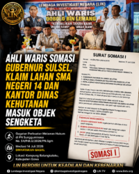Ahli Waris Dobolo Bin Lemang Somasi Gubernur Sulsel, Klaim Lahan SMA Negeri 14 dan Kantor Dinas Kehutanan Masuk Objek Sengketa