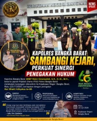 Kapolres Bangka Barat Sambangi Kejari, Perkuat Sinergi Penegakan Hukum di Hari Bhakti Adhyaksa ke-66