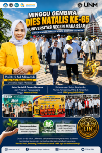 Prof. Dr. Hj. Andi Aslinda, M.Si. Tegaskan Dies Natalis ke-65 UNM Menjadi Momentum Penguatan Akademik dan Kepedulian Lingkungan