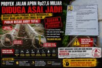 Proyek Jalan APBN Rp27,6 Miliar Diduga Bermasalah, Publik Desak Kejaksaan Usut Dugaan Penyimpangan dan Audit Total.