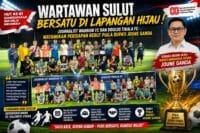 Wartawan Sulut Bersatu di Lapangan Hijau, Journalist Warrior FC dan Doulos Tikala FC Matangkan Persiapan Rebut Piala Bupati Joune Ganda.