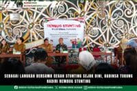 Sebagai Langkah Bersama Cegah Stunting Sejak Dini, Babinsa Tukung Hadiri Rembug Stunting