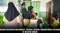 Dukung Kesehatan Masyarakat, Babinsa Lakukan Pendampingan Posyandu Di Wilayah Binaan