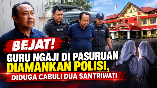 Guru Ngaji di Pasuruan Diamankan Polisi, Diduga Cabuli Dua Santriwati